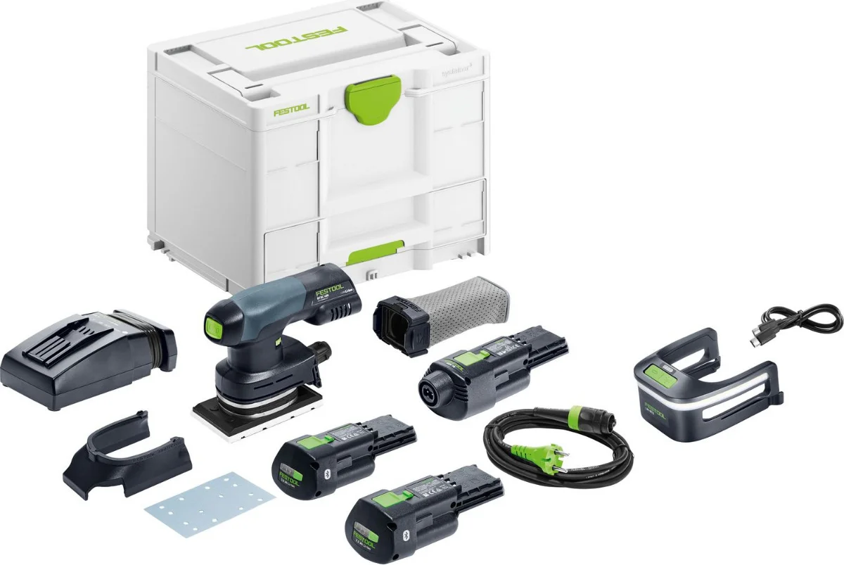 Festool RTSC 400 3,0 I-Set Accu vlakschuurmachine 18V 3.0Ah in Systainer - 578934