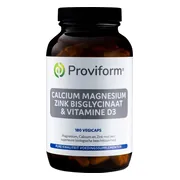 Proviform Calcium Magnesium Zink Bisglycinaat & D3 Vegicaps 180VCP