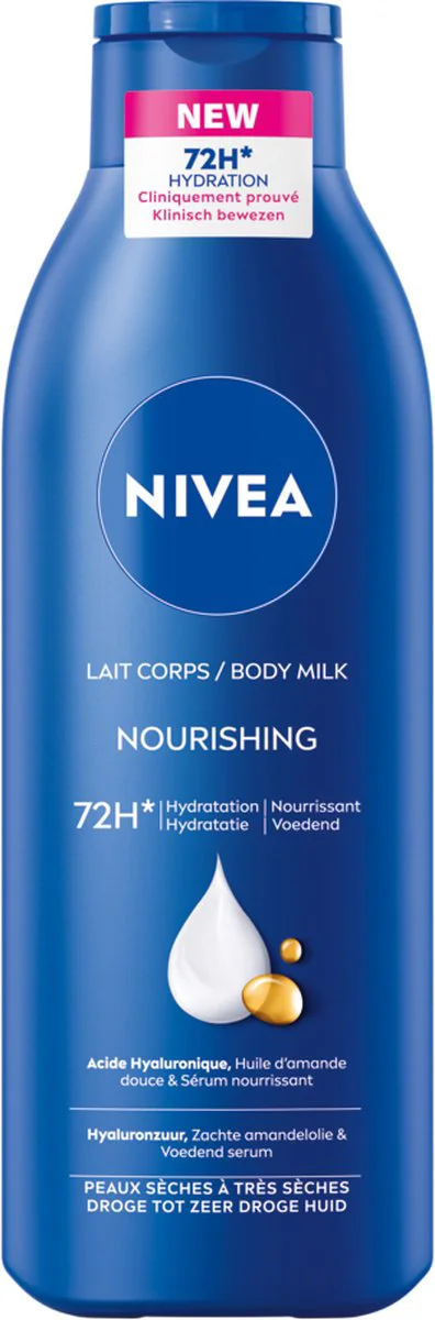 Nivea Bodymilk Verzorgend 72H 250ML