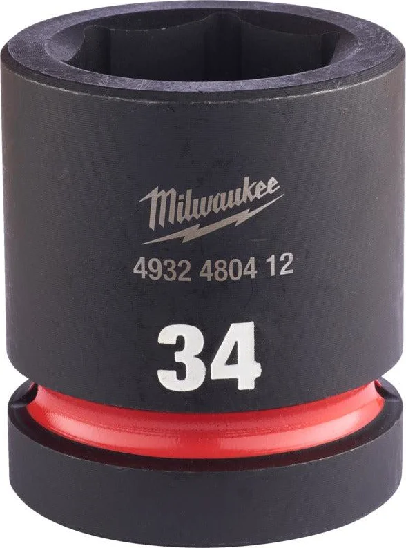 Milwaukee ShockWave™ Krachtdop 1" kort | 34 mm - 4932480412