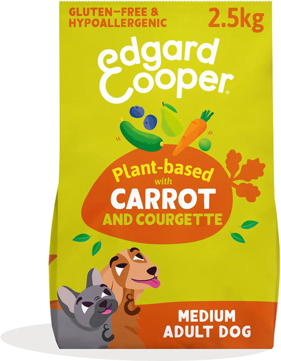 Edgard & Cooper Plantaardig Hondenvoer Wortel - Courgette 2,5 kg