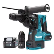 Makita HR002GM204 Accu combihamer SDS-Plus 2,9J + snelwisselboorkop + stofafzuiging AWS XGT 40V Max 4.0Ah in Mbox
