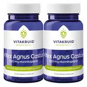 2x Vitakruid Vitex Agnus Castus 200 mg Monnikspeper 60 vegancapsules