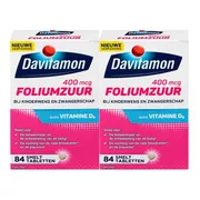2x Davitamon Foliumzuur 84 smelttabletten