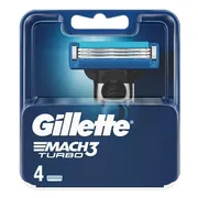 Gillette Mach3 Turbo Scheermesjes 4ST