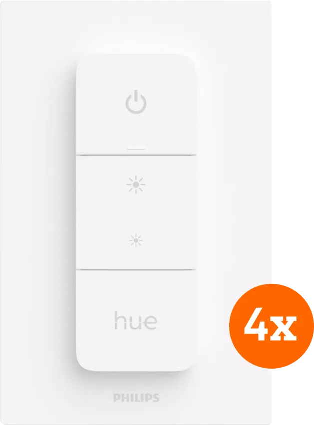 Philips Hue Draadloze dimmer switch 4-pack