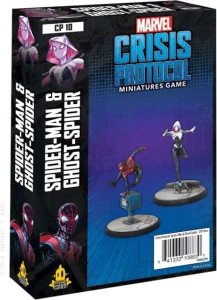 Marvel Crisis Protocol Ghostspider and Spiderman Expansion