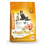 3x Fokker Fresh Meat Kattenvoer Verse Kip 2,5 kg