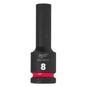 Milwaukee ShockWave™ Krachtdop 1/2" | lang | 8mm - 4932480326