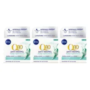 3x NIVEA Q10 Dagcrème Anti-Rimpel Extra Licht SPF 15 50 ml