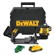 DeWALT DCLE34031D1 3x360° Compacte kruislijnlaser groen 18V XR 2.0Ah in koffer