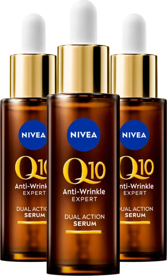3x NIVEA Q10 Serum Anti-Rimpel Expert 30 ml