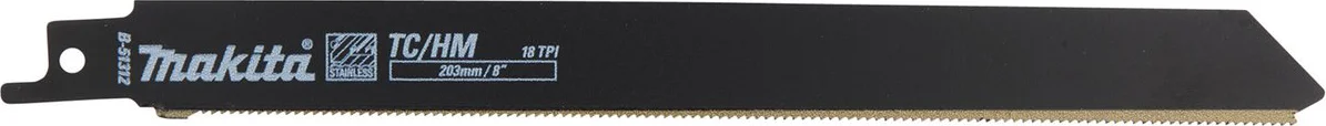 Makita B-51312 Reciprozaagblad RVS 183mm