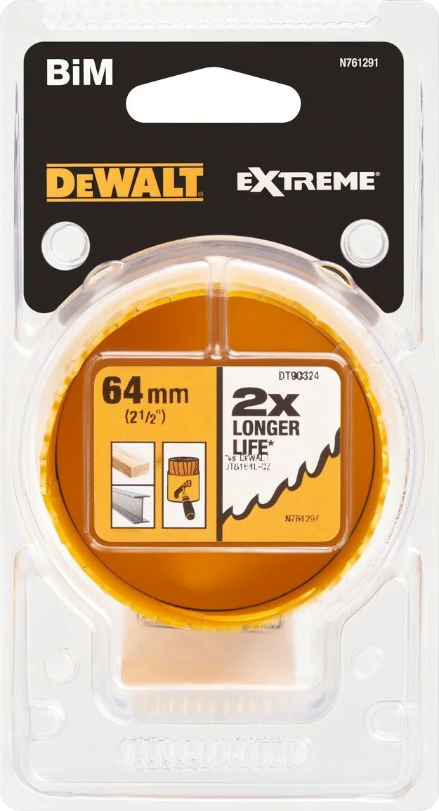 DeWALT DT90324 Gatzaag BiMetaal 64mm
