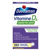 Davitamon Vitamine D3 Vanaf 50 Jaar 250 tabletten