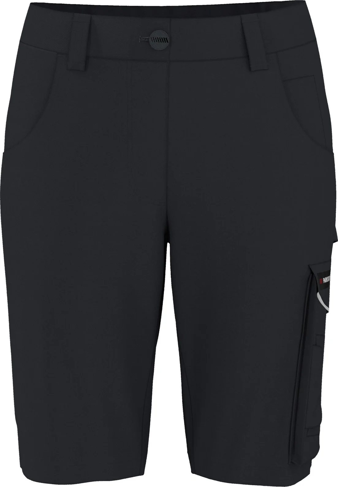 PARKSIDE Korte dames werkbroek met stretch (Zwart, L (44/46))
