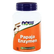 NOW Papaja Enzymen Kauwtabletten 180st 180TB