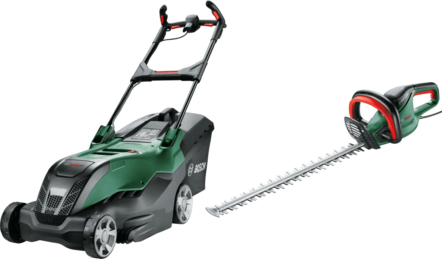 Bosch AdvancedRotak 44-750 + Bosch Universal Hedgecut 50
