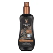 2x Australian Gold Instant Bronzer Zonnebrand Spray Gel SPF 15 237 ml