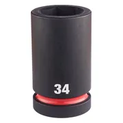 Milwaukee ShockWave™ Krachtdop 1" lang | 34 mm - 4932480428