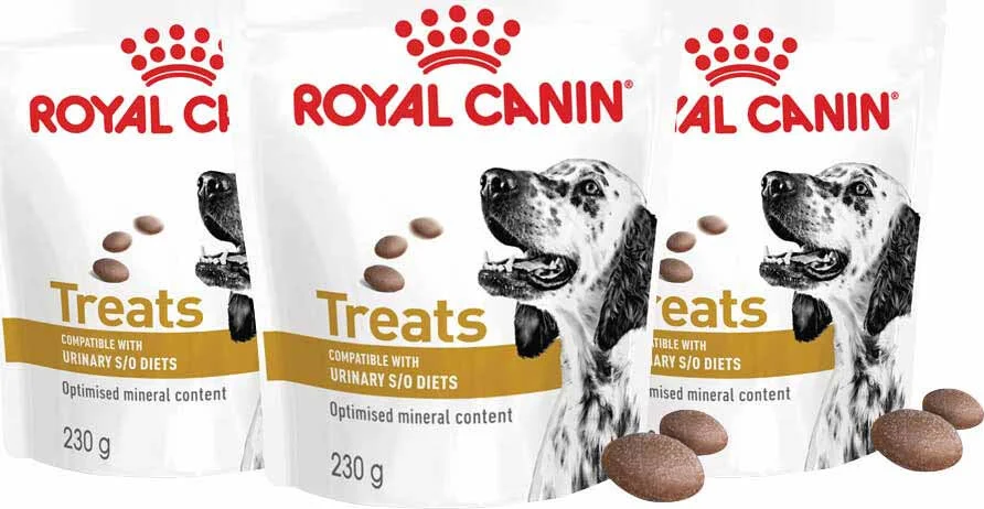 3x Royal Canin Hondensnack Urinary S/O Treats 230 gr
