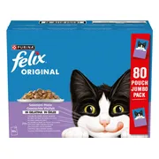 Felix Kattenvoer Nat Pouch Gelei Mix Original Selection 80 x 85 gr