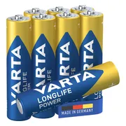20x Varta Longlife Power Alkaline Batterijen AAA 8 stuks