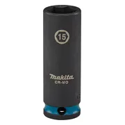 Makita E-16324 Impact Black Krachtdop 3/8" lang | 15 mm