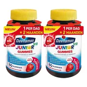 2x Davitamon Junior Gummies 3-12 jaar 60 gummies