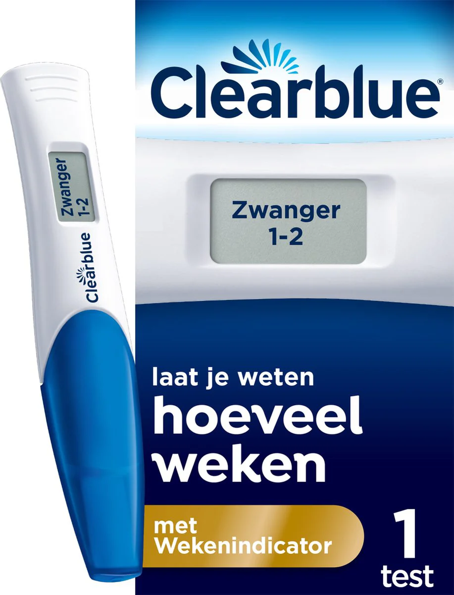 Clearblue Digitale Zwangerschapstest met Wekenindicator