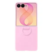Samsung Galaxy Z Flip 8 Siliconen Back Cover met Magneet Roze
