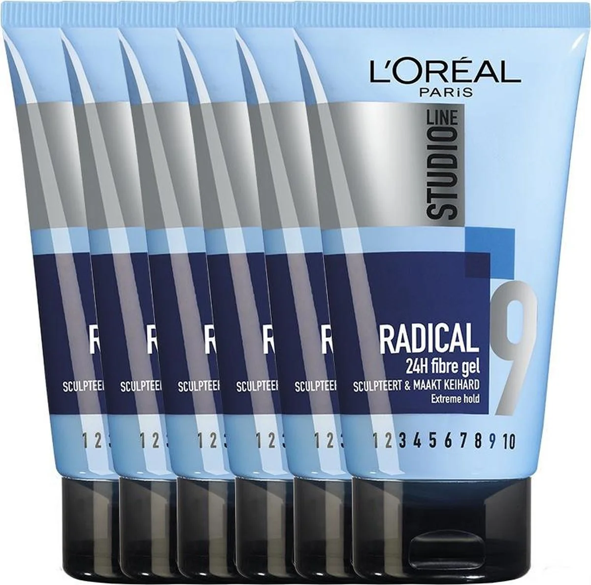 6x L'Oréal Studio Line Special FX Radical Gel 150 ml