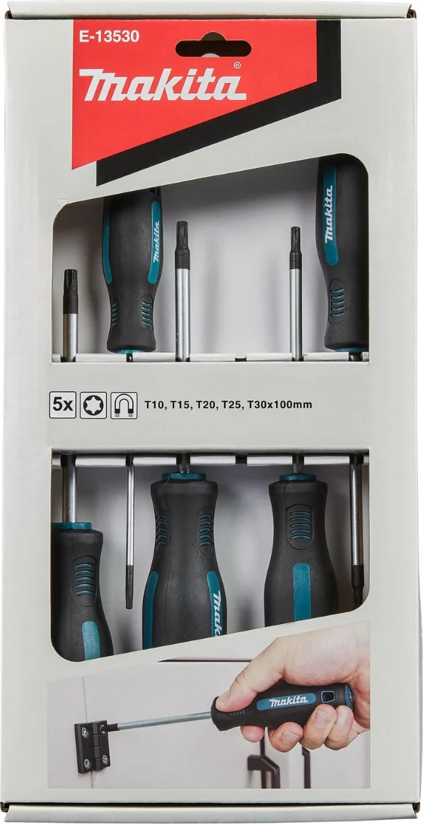 Makita E-13530 Schroevendraaierset 5-delig torx