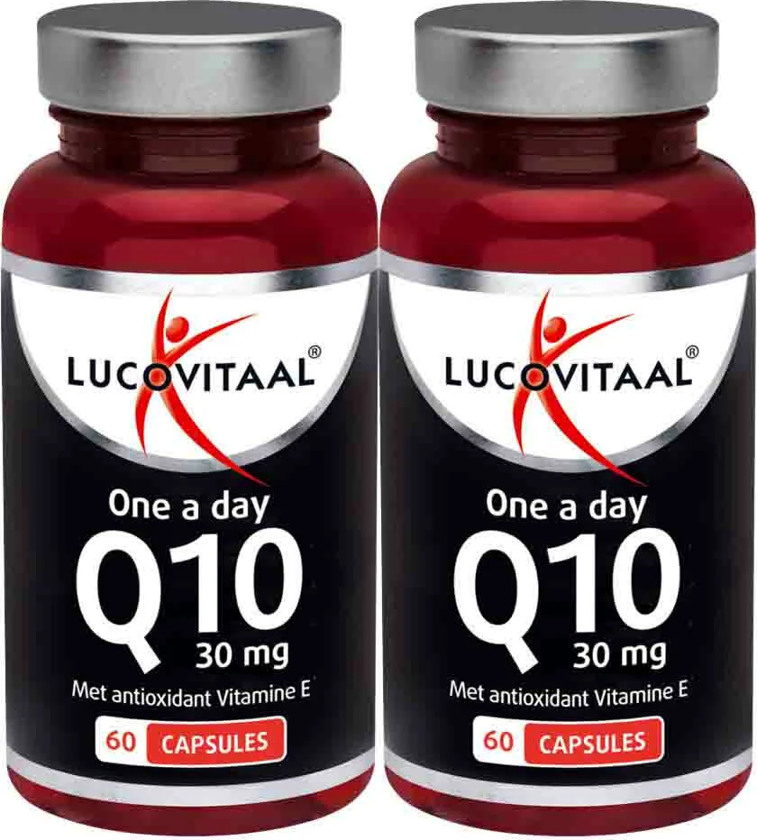 2x Lucovitaal Q10 30mg Once a Day 60 capsules