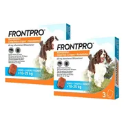 2x Frontpro Hond L 10-25 kg 3 tabletten
