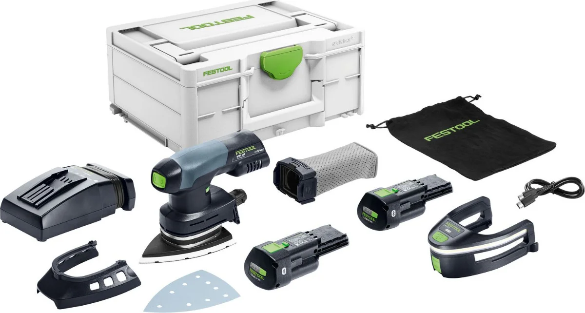 Festool DTSC 400 3,0 I-Plus Accu deltaschuurmachine 18V 3.0Ah in Systainer - 578848