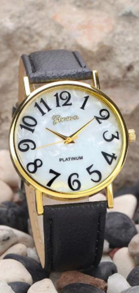 Hidzo Horloge I Am Not A Morning Person Ø 37 mm - Wit - In horlogedoosje