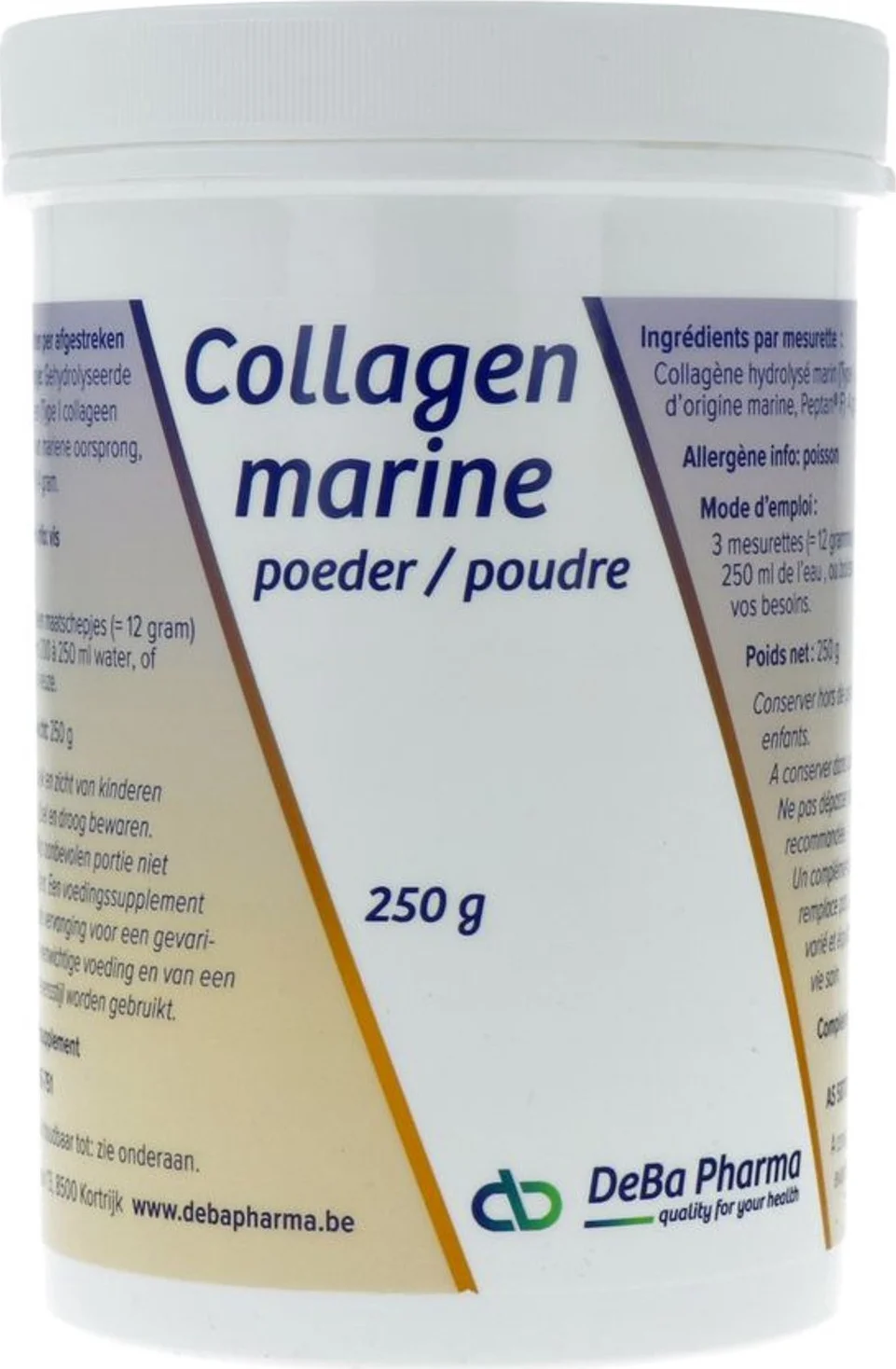 Deba Pharma Collageen Marine Poeder 250GR