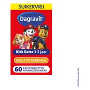 Dagravit Multivitamine Kids Extra 3-5 Jaar Paw Patrol 60 Kauwtabletten