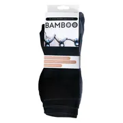 Bamboo Sportsokken Zwart Maat 39-42 2PR