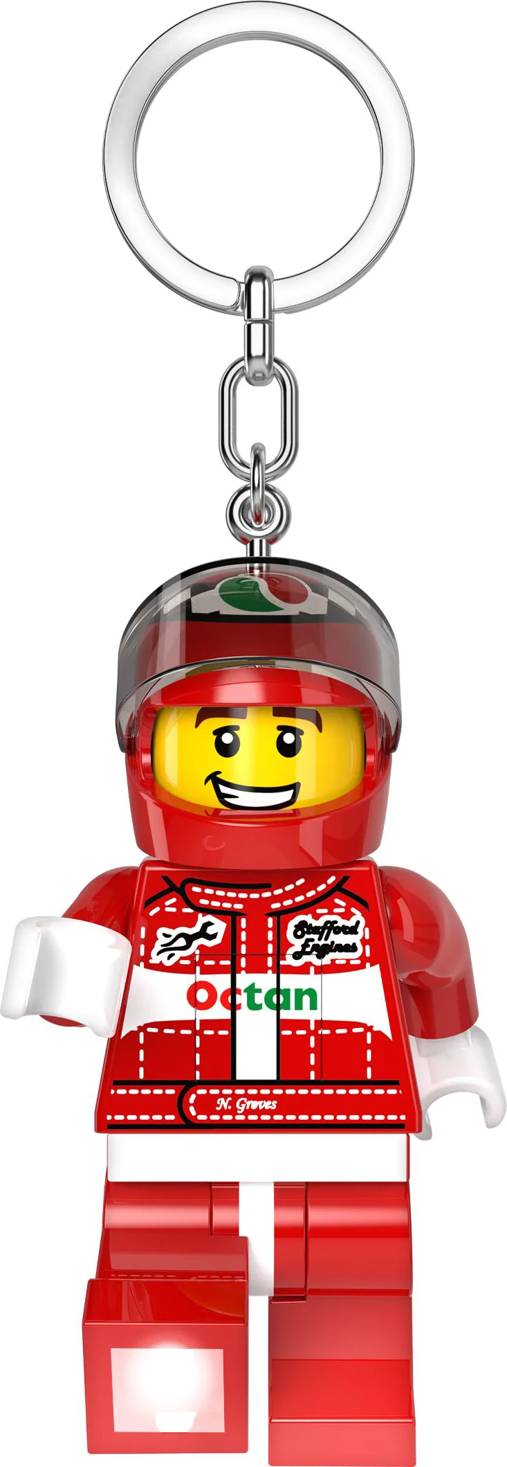 LEGO Racewagencoureur sleutellampje