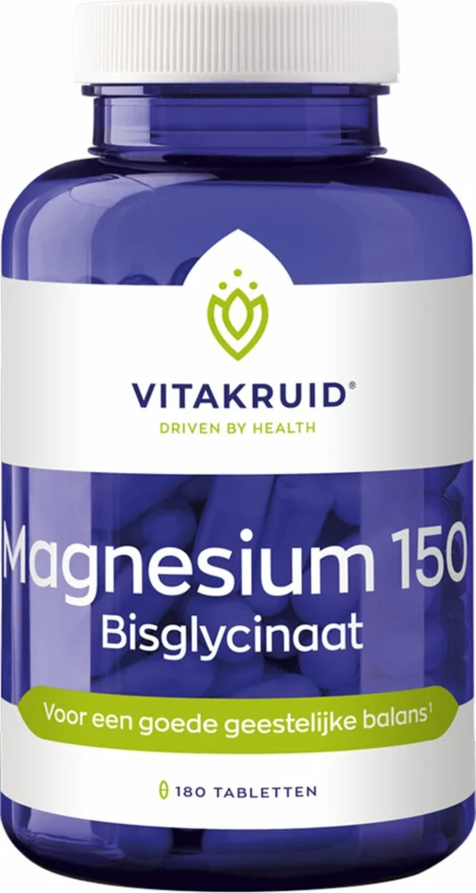 Vitakruid Magnesium 150 Bisglycinaat 180 tabletten