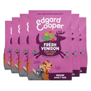 6x Edgard & Cooper Hondenvoer Droog Hert & Eend Medium 1 kg