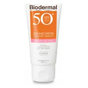 3x Biodermal Gevoelige Huid Zonnecrème Gezicht SPF 50+ 50 ml