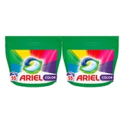 2x Ariel Wasmiddel 3in1 Pods Color 55 stuks