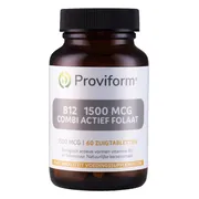 Proviform Vitamine B12 1500 Mcg Combi Zuigtabletten 60TB