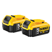DeWalt DCB184-XJ 18V 5,0 Ah Accu 2-pack