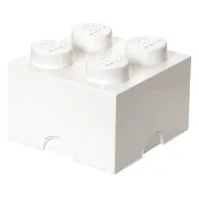 LEGO Opbergsteen met 4 noppen - wit