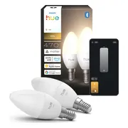 Philips Hue Kaarslamp White E14 Duo Pack