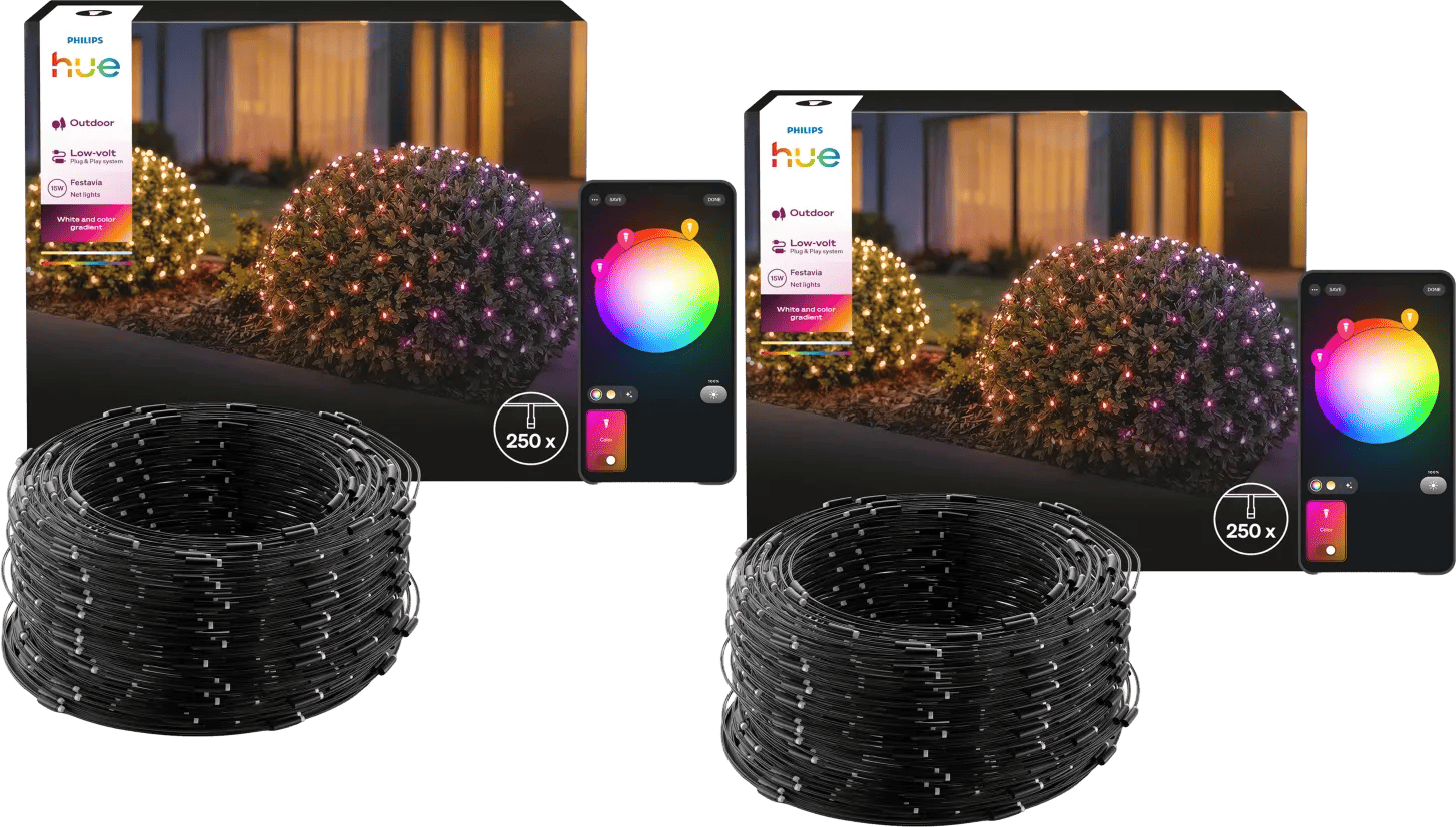 Philips Hue Festavia LED Lichtnet 3,45 x 1 meter Duo Pack